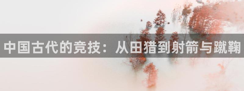 vsport体育官方正版app娱乐下载：中国古代的竞技：从田