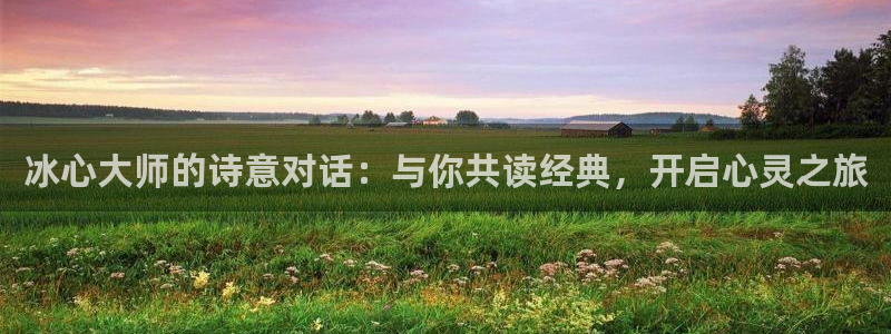 so米体育直播在线直播：冰心大师的诗意对话：与你共读经典，开启心灵之旅